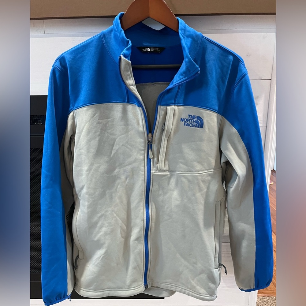 The North Face Mens Blue and Gray Jacket Size Medium